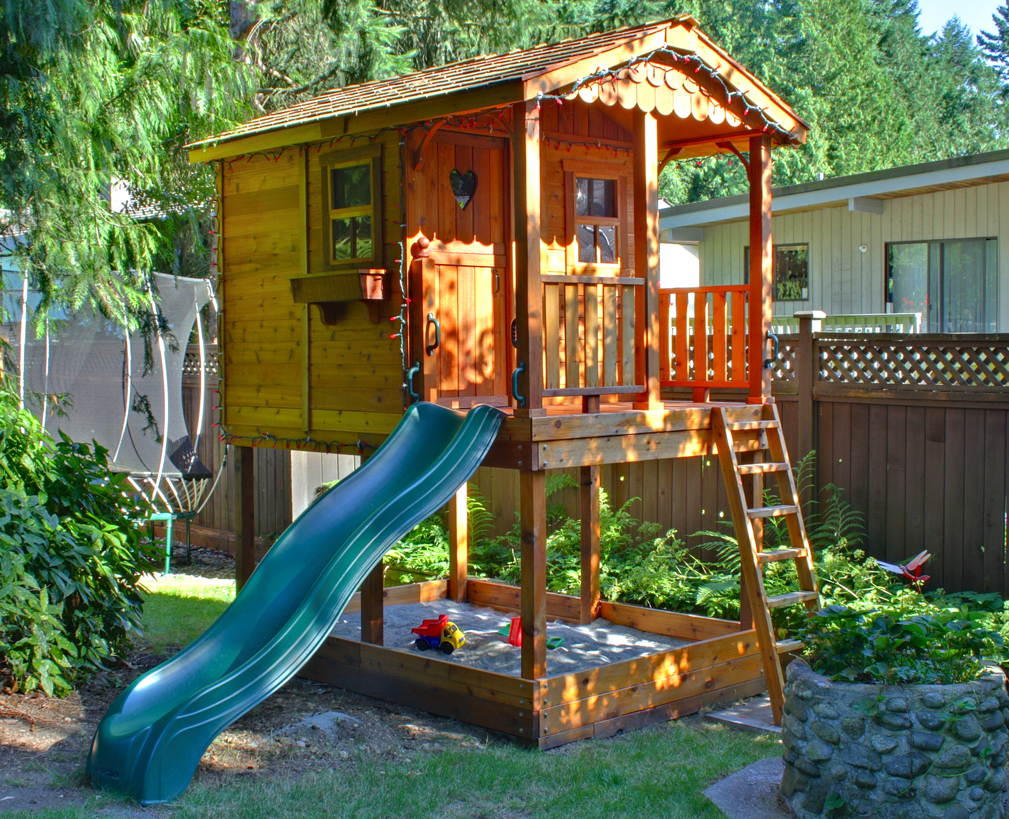 Sandbox Wayfair Childrens Playhouse Outdoor Living Today W X D