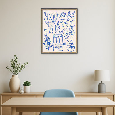 "La Dolce Vita IV" par Camila Juncos, reproduction d'art sur toile encadrée