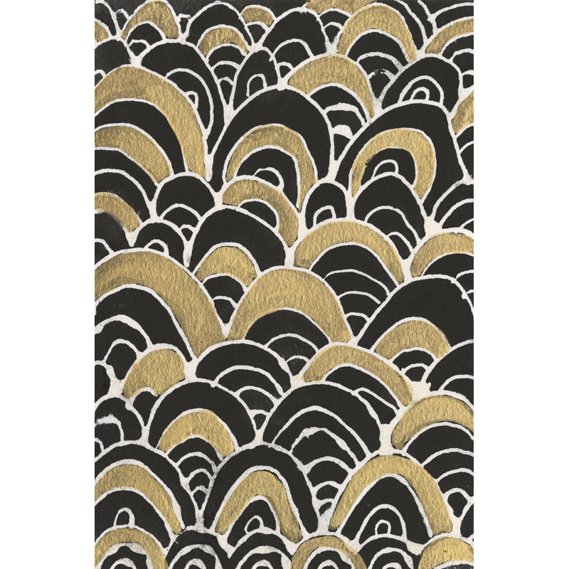 Gold Tested II - Wrapped Canvas Painting, 76 cm H x 51 cm W, Wrapped Canvas