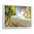 White Floater Framed