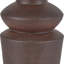 Aditi Dark Brown Curved Terracotta Table Lamp