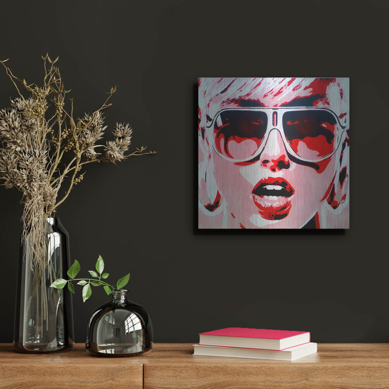 «Pop Star 8» par Abstract Graffiti, art mural, H 12 po x l 12 po