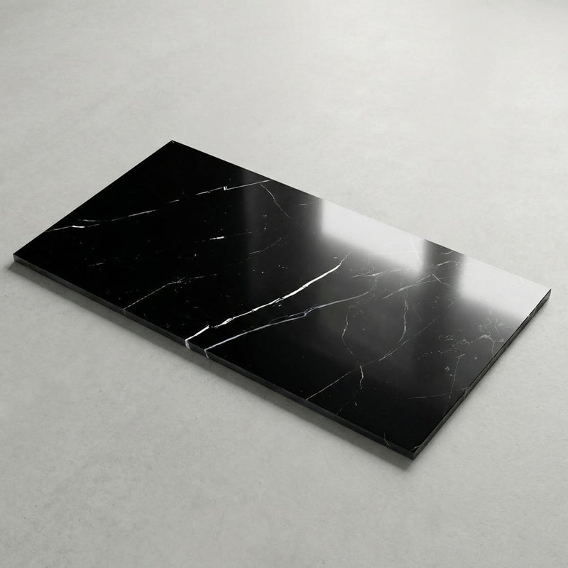 Nero Marquina Honed 12x24 Marble Tile