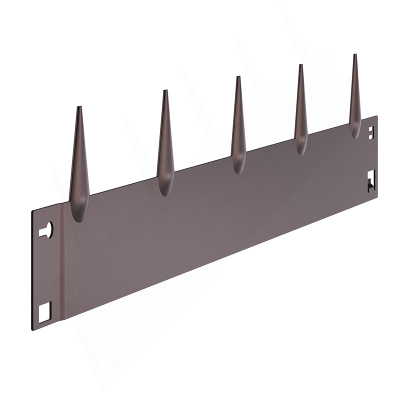Bordure en acier pour paysage, paquet de 5, 39 po x 4 po, bordure antirouille brune