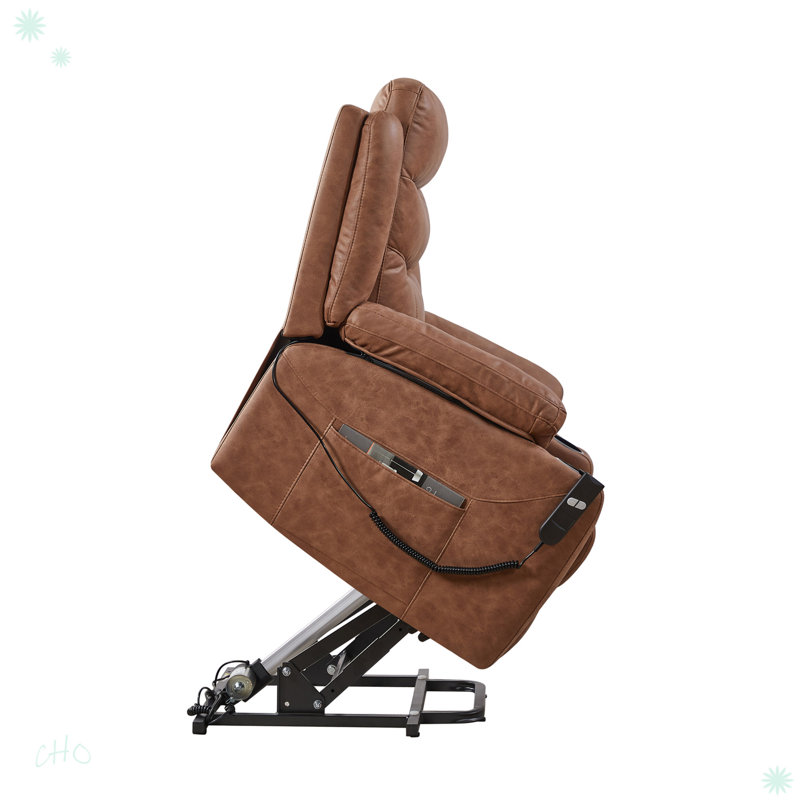 Fauteuil inclinable électrique, Brun