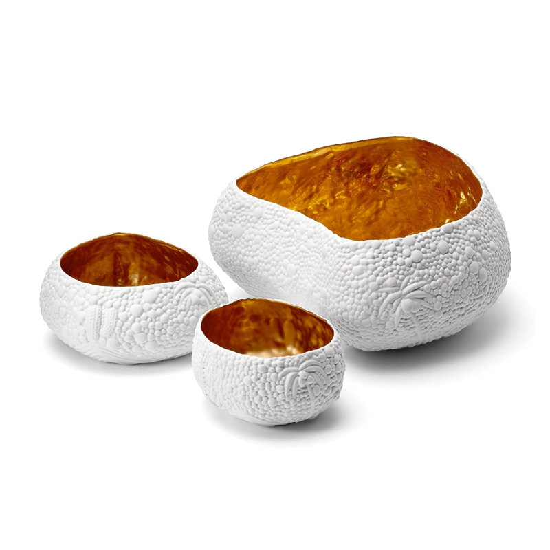 Haas Brothers 24k Gold Fruit Bowl