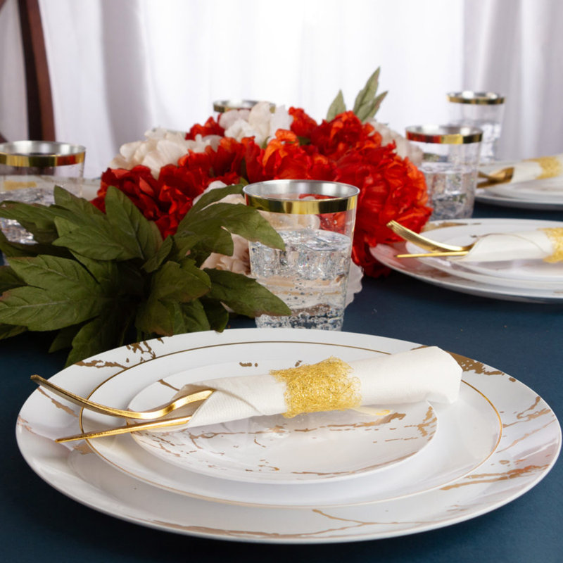 Mcadory 10" Dinner Plate, White