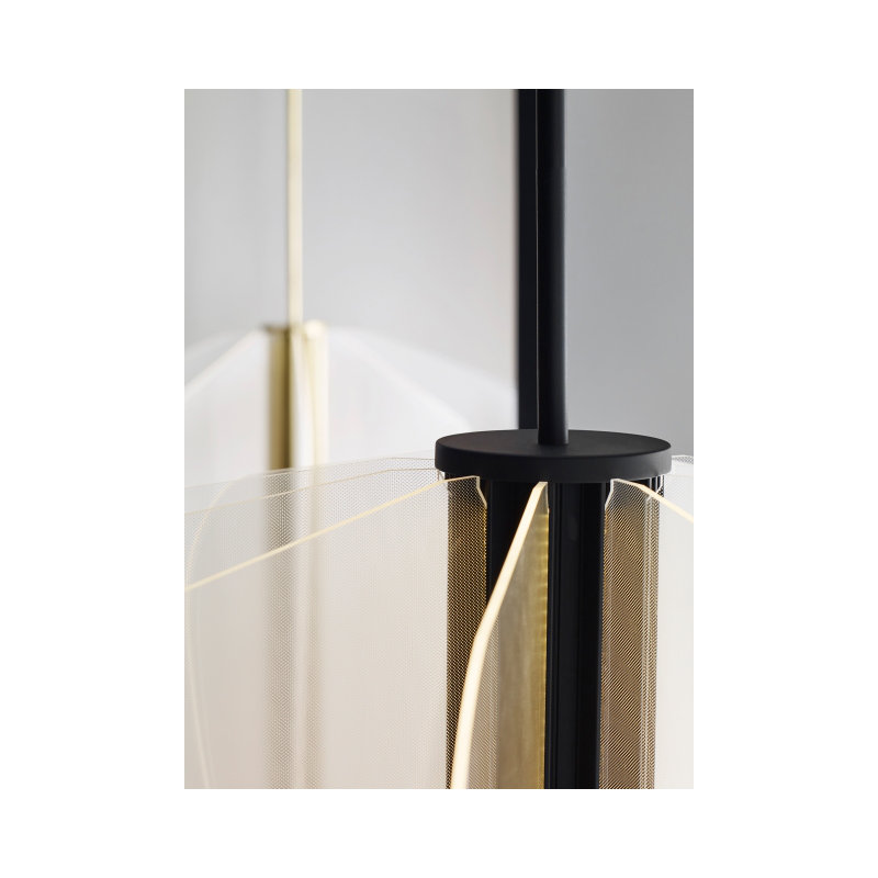 Nyra 28 Chandelier, Plated Brass