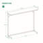 Slim Console Table, Narrow Sofa Tables, Behind Sofa Table for Living Room Hallway Entryway Small Spaces, Industrial style, Easy Assembly, 24 x 100 x 80 cm, White 