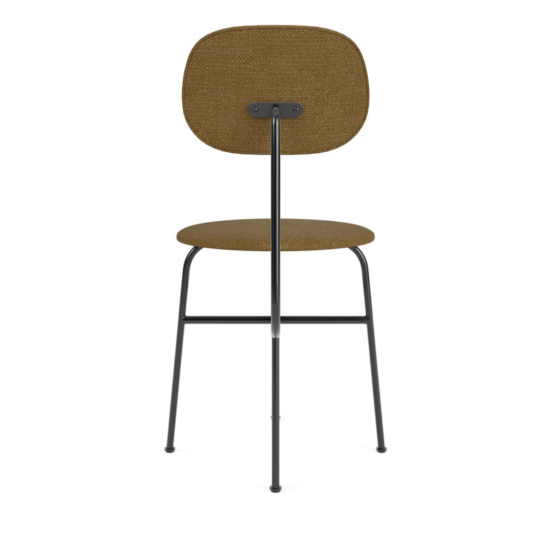 Afteroom Upholstered Dining Chair, Dark Brown Acrylic