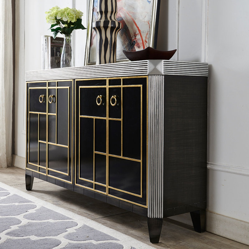 Armoire d'appoint en bois massif Simple Home