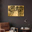 Tableau mural en métal doré « Bamboo 03 » de Pechane, 61 x 41 cm-748197855