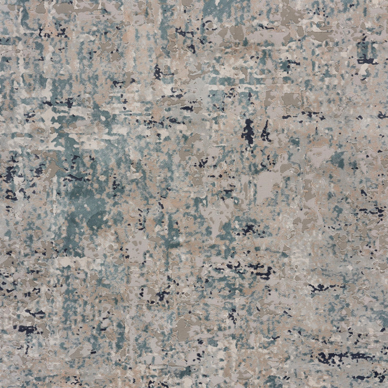 Abstract Indoor Rug, Rectangle 7'10" x 10'9"