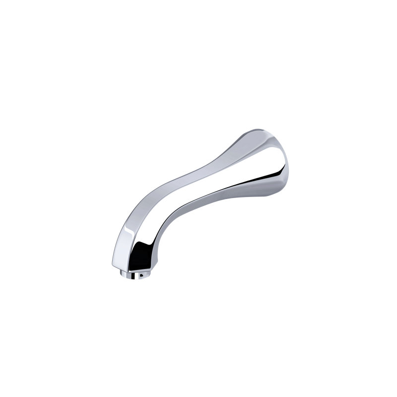 Hex® Wall Mount Tub Spout, Polished Chrome