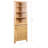 Solid Wood Oak Corner Cabinet Storage Living Room Wood-90643813