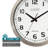 Soltis 16" Stainless Steel Atomic Wall Clock-1907901177