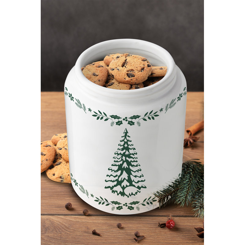 Ceramic Christmas Cookie Jar