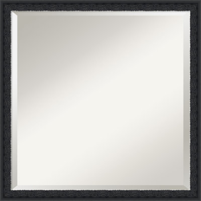 Bethany Beveled Wood Framed Wall Mirror
