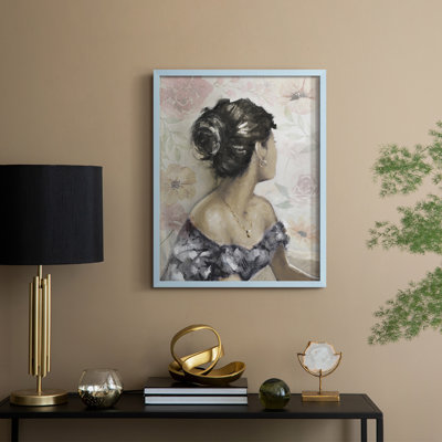 Romantic Gaze Framed Print - Solid Wood