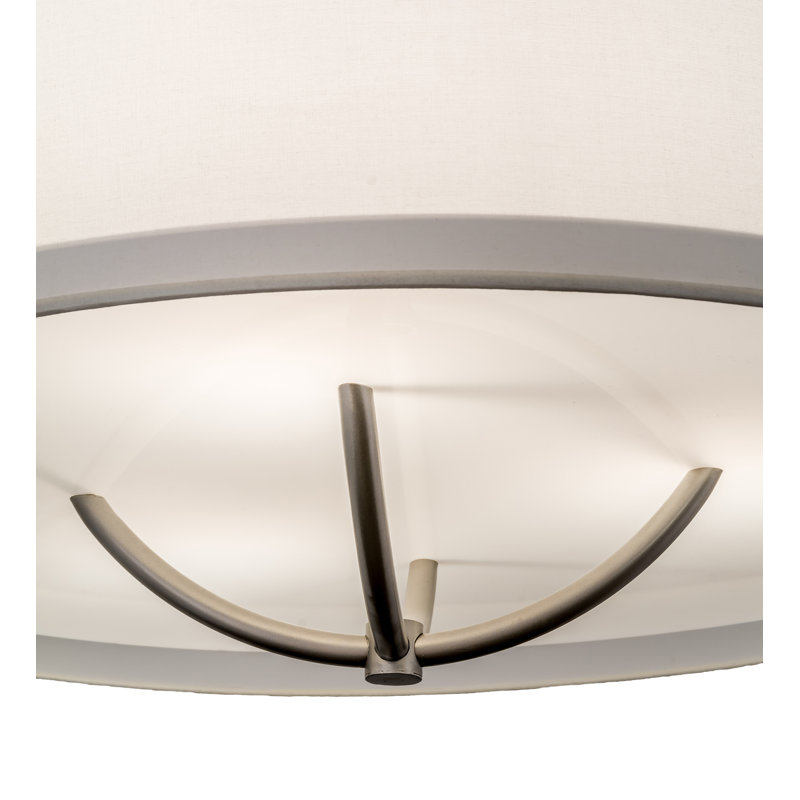 Lustre cylindrique unique à 3 lumières Gahn