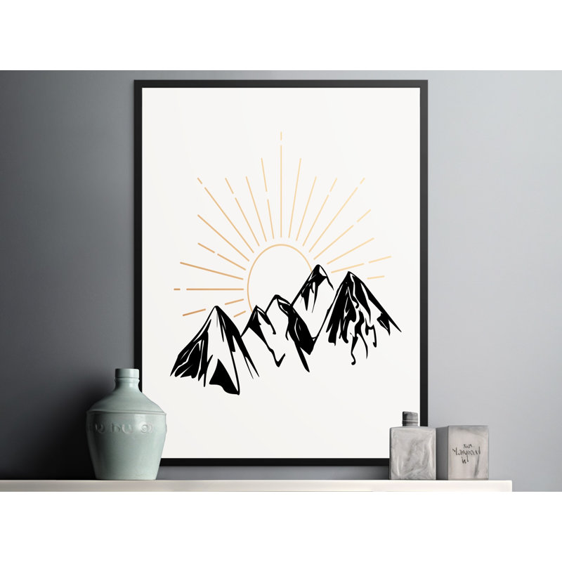 Minimal Line Art Matte Poster, 11.7x16.5