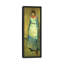 «Harmony in Coral and Blue Miss Finch», reproduction d'art sur toile encadrée-131481430-131481435-131481436