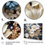 «White Blue Wildflowers Natures Tapisserie II», reproduction sur toile-1166065296-1166065301