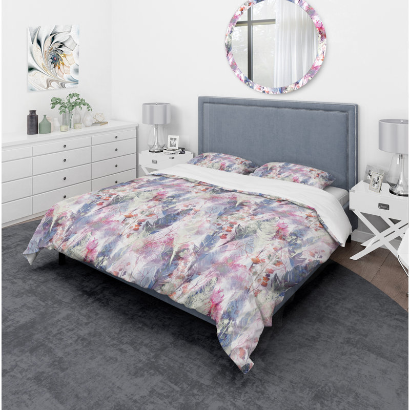Boho Style Magic - Eclectic Nature Duvet Cover Set - Microfiber Polyester, King Duvet Cover + 2 Shams