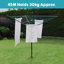 Plastic Rotary / Umbrella Clothesline-69311444