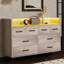 Commode 8 tiroirs avec lumière DEL et station de charge-1595217855-1595217852