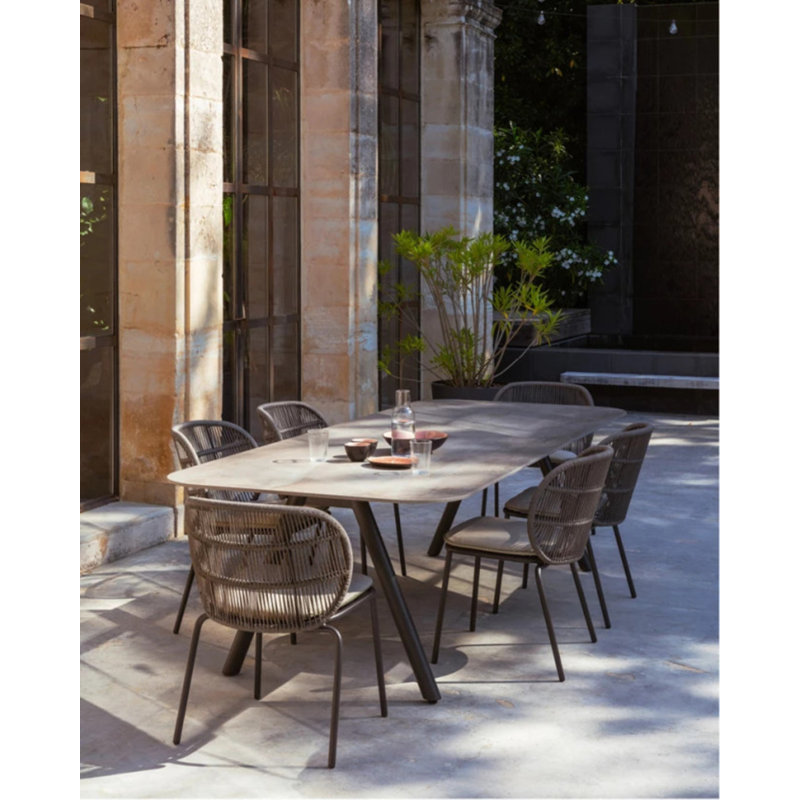 Kodo Outdoor Dining Side Chair, Dune White