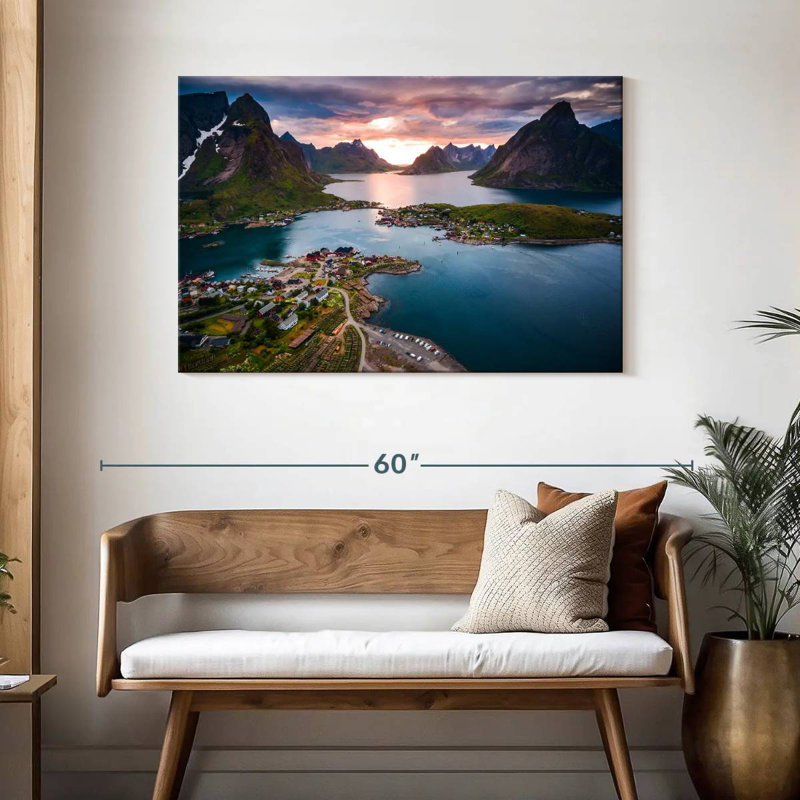 Ravi Lofoten Archipelago Islands, 30" H x 45" W