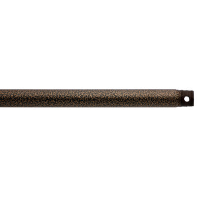 12" Weathered Copper Ceiling Fan Downrod