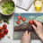 Ambesonne Mountain Cutting Board Large Size Canada River and Trees Multicolor
