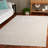 Mirash Hand Tufted Viscose/Wool/Cotton Solid Colour Rug in Ivory-1826280921