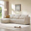 Canapé modulaire incurvé en chenille de 119 po avec méridienne-1868381492-1868381499