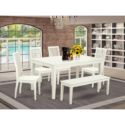 Alingtons 6 Piece Solid Wood Dining Set