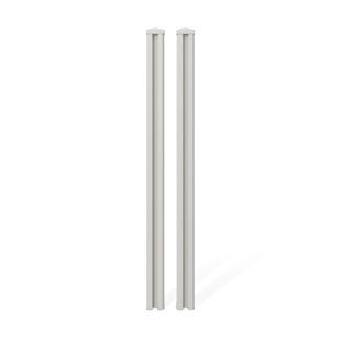 Poteau de finition en vinyle traditionnel H 6 pi x l 4,5 po WamBam (Ensemble de 2)