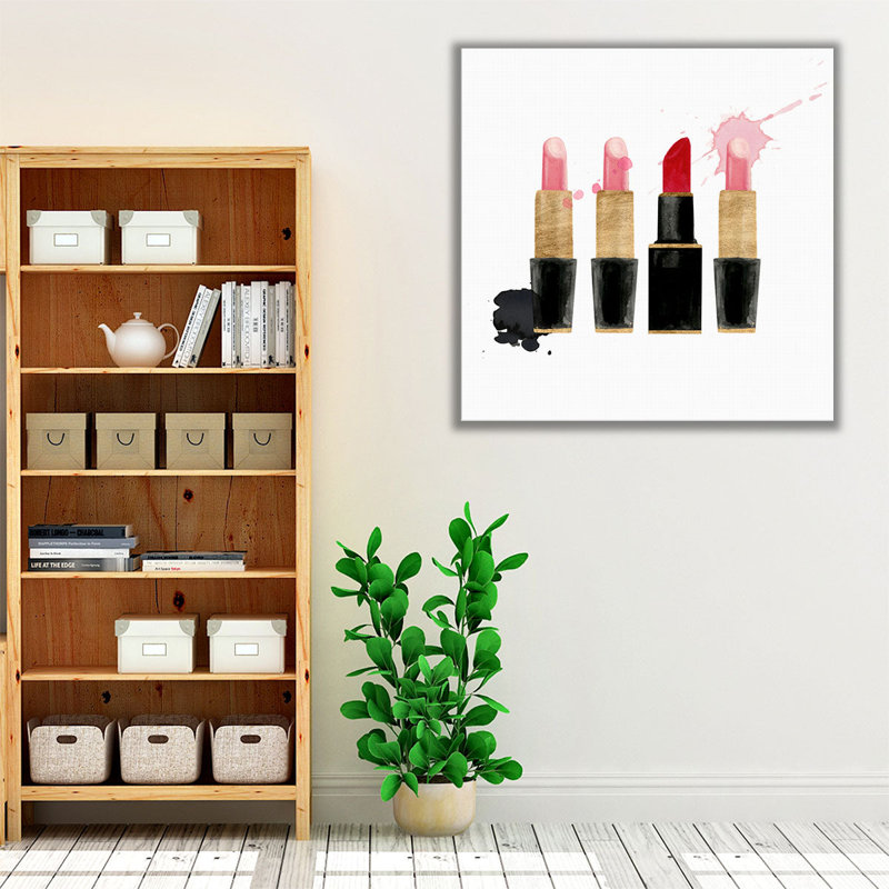 «Get Glam III», reproduction d'art sur toile, H 12 po x l 12 po