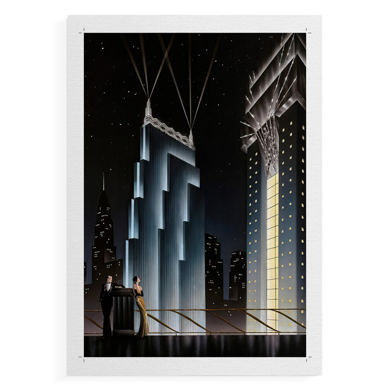 IntoTheNight -Canvas Print Only - NOT FRAMED, 27" H x 18" W