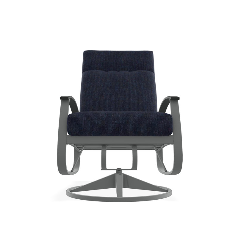 Belle Isle Cushion Deep Seating Supreme Height Swivel Rocker, Graphite, Indigo