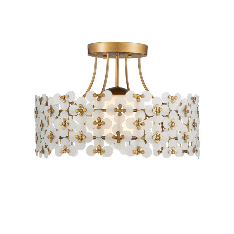 Spring Flower 1 - Light Semi Flush Mount