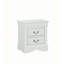 1pc Table de chevet blanche Louis Philippe-1458902446