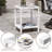 Patio End Table Outdoor Aluminum Side Table-105700709