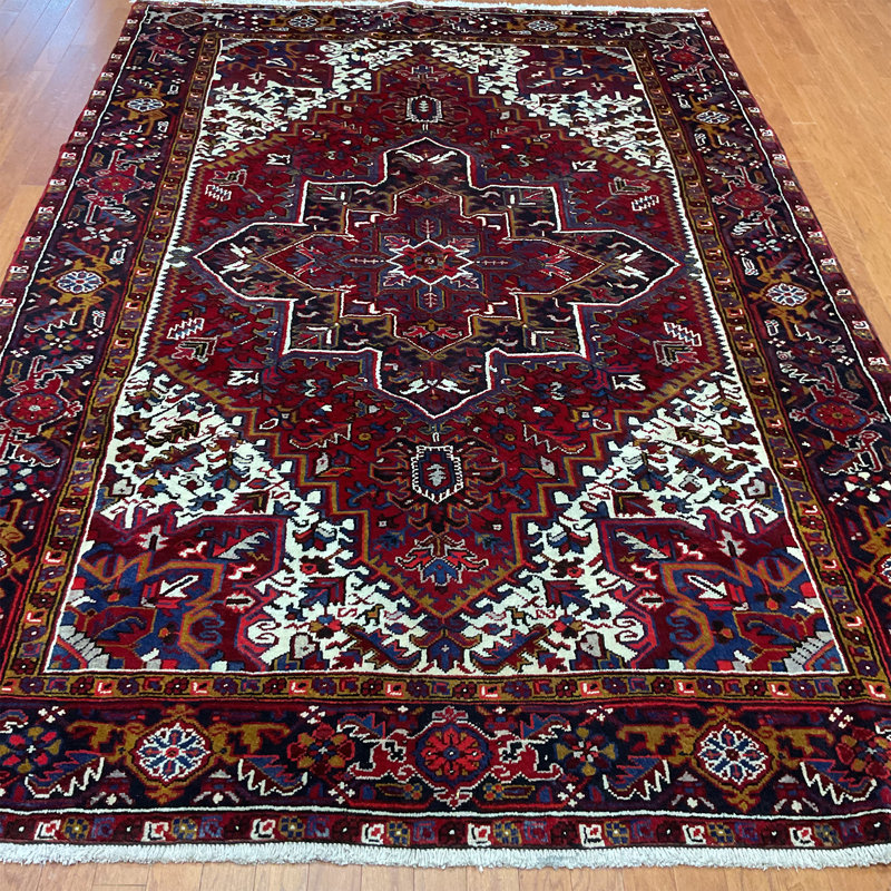HERAT ORIENTAL Handmade Heriz Wool Rug