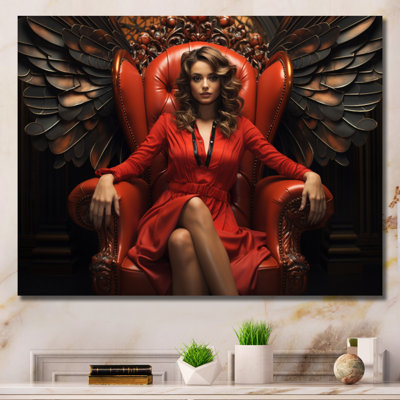 «Red Queen of Angel II» sur toile