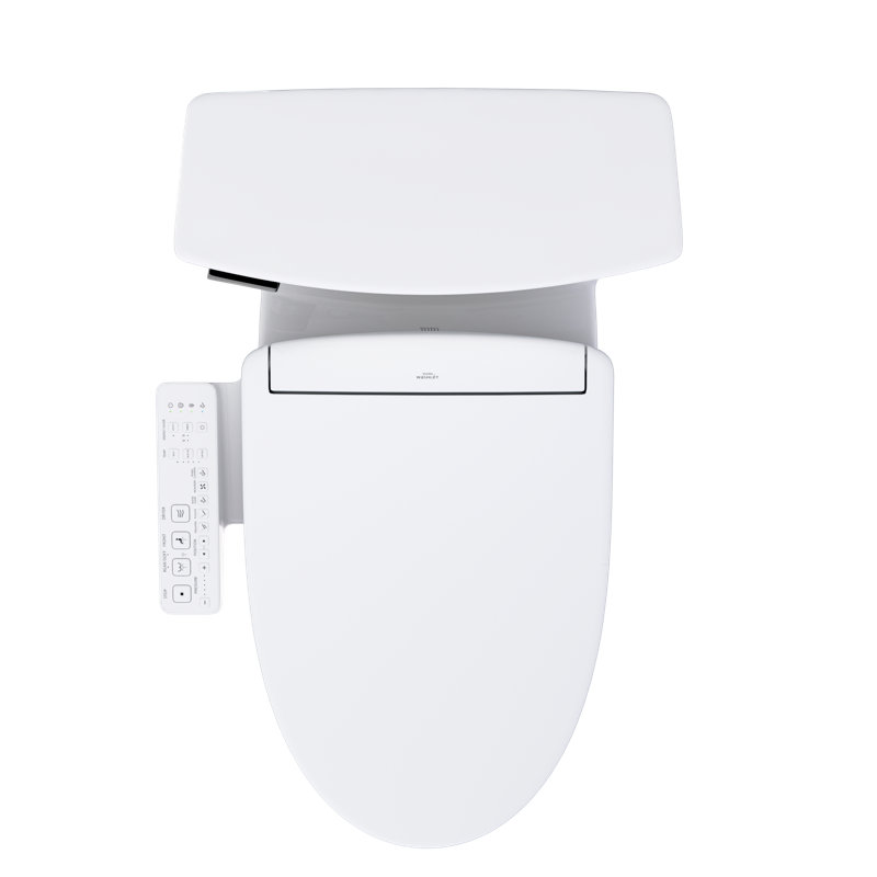 TOTO® WASHLET®+ Soirée® Elongated 1.28 GPF Universal Height Toilet with S2 Bidet Seat, Cotton White - MW9643346CEFG#01