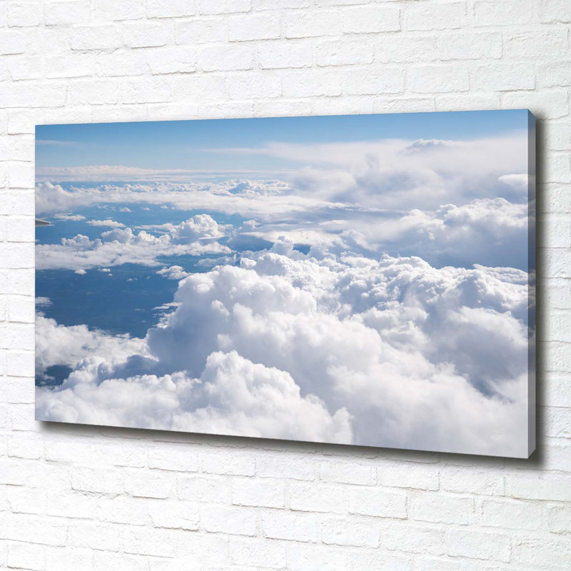 View From The Plane - Wrapped Canvas Print