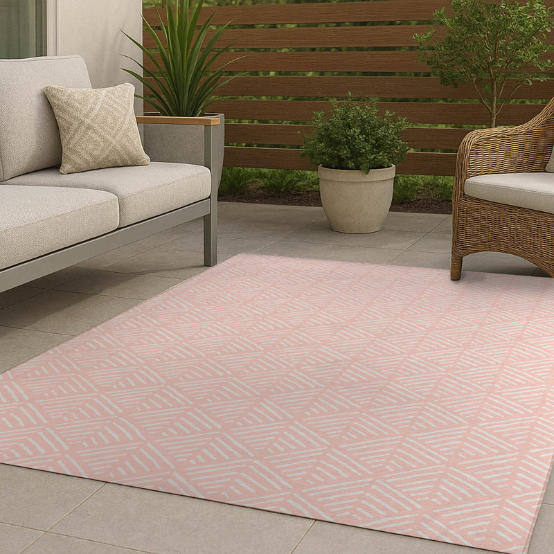 Tribal Dreamer Non-Slip Outdoor Rug, Rectangle 2' x 3'