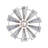 Metal Indoor Outdoor Windmill Brown Wall Decor
